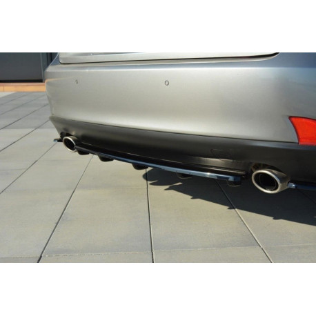 Body kit e accessori visivi MAXTON DESIGN splitter posteriore centrale per Lexus IS Mk3 T (con barre verticali) | race-shop.it