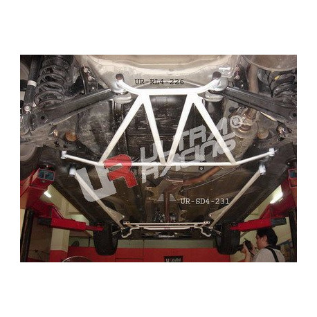 Strutbars (montanti) Honda Civic FD 06+ Hybrid / FB 12+ Ultra-R 4-ponti Barra ad H posteriore H-Brace | race-shop.it