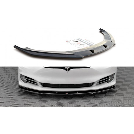 Body kit e accessori visivi SPLITTER ANTERIORE V.1 Tesla Model S Facelift | race-shop.it