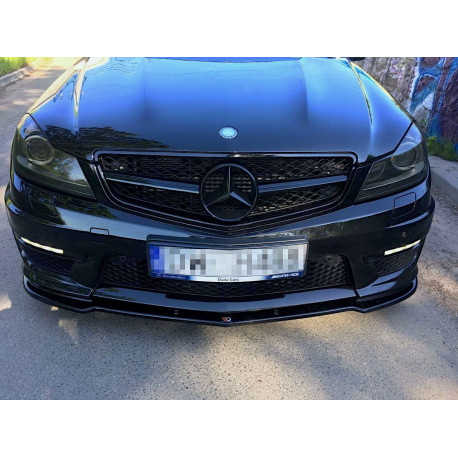 Body kit e accessori visivi MAXTON DESIGN splitter anteriore per MERCEDES-BENZ AMG C63 W204 FACELIFT | race-shop.it