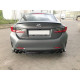 Body kit e accessori visivi SPLITTER POSTERIORE CENTRALE (CON BARRE VERTICALI) Lexus Rc | race-shop.it