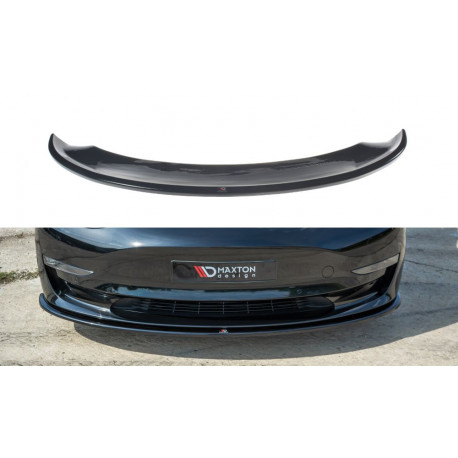 Body kit e accessori visivi MAXTON DESIGN splitter anteriore per Tesla Model 3 | race-shop.it