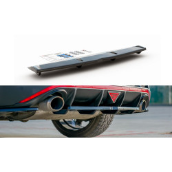Splitter posteriore centrale (con barre verticali) Hyundai I30 N Mk3 Fastback