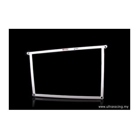 Strutbars (montanti) Honda Jazz/Fit 01-08 UltraRacing 4 punti Barra ad H medio-inferiore | race-shop.it