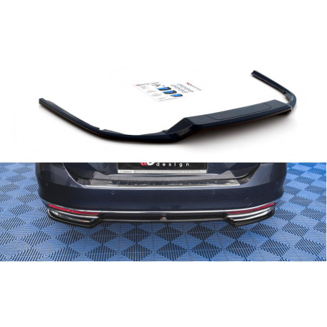 Body kit e accessori visivi MAXTON DESIGN splitter posteriore centrale per Volkswagen Passat B8 | race-shop.it