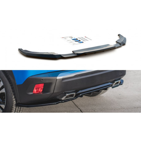 Body kit e accessori visivi Splitter posteriore centrale (con barre verticali) Peugeot 2008 Mk2 | race-shop.it