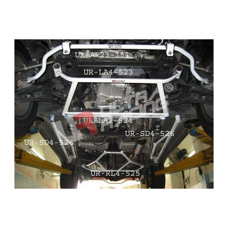 Strutbars (montanti) Daihatsu Terios 5-Seat 06+ Ultra-R 2x 4-punti Barre inferiori laterali | race-shop.it