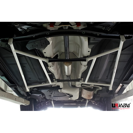 Strutbars (montanti) ULTRA RACING 2× barre laterali sottoscocca a 4 punti per Mazda 3 09+ BL | race-shop.it