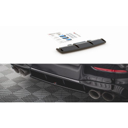 Splitter posteriore centrale per Volkswagen Golf R Mk8