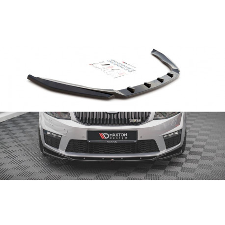 Body kit e accessori visivi MAXTON DESIGN splitter anteriore per Skoda Octavia RS Mk3, V4 | race-shop.it