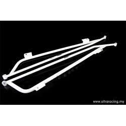 ULTRA RACING 2× barre laterali sottoscocca a 4 punti per Honda S2000 AP1/2