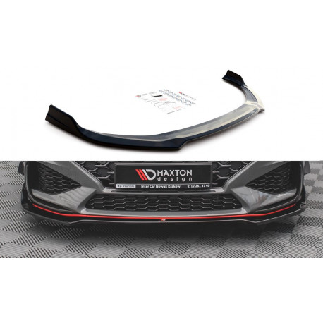Body kit e accessori visivi MAXTON DESIGN splitter anteriore per Hyundai I30 N Hatchback/Fastback Mk3 Facelift, V3 | race-shop.it