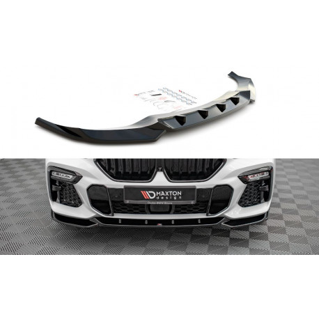 Body kit e accessori visivi MAXTON DESIGN splitter anteriore per BMW X6 M-Pack G06, V1 | race-shop.it