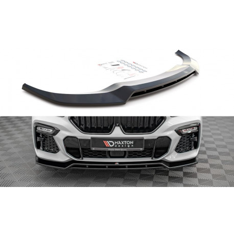 Body kit e accessori visivi MAXTON DESIGN splitter anteriore per BMW X6 M-Pack G06, V2 | race-shop.it