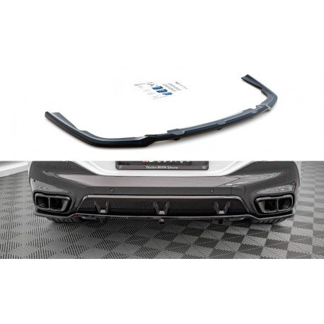 Body kit e accessori visivi Splitter posteriore centrale (con barre verticali) V.1 BMW X6 M-Pack G06 | race-shop.it
