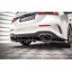 Body kit e accessori visivi MAXTON DESIGN splitter posteriore centrale per Mercedes A 35 AMG Sedan V177 (con barre verticali), V2 | race-shop.it
