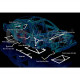 Strutbars (montanti) Mazda MX5 NC 06+ UltraRacing a 2 punti Barra anteriore&nbsp;superiore | race-shop.it