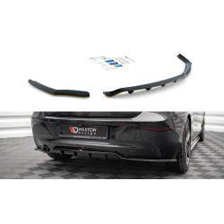 MAXTON DESIGN splitter posteriore centrale per BMW 1 F20 (con barre verticali)