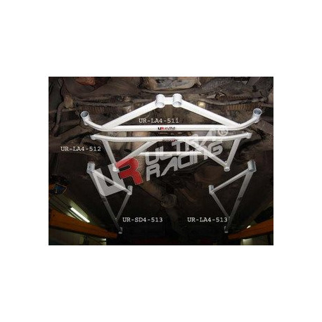 Strutbars (montanti) Subaru Forester SG5/SG9 03-08 UltraRacing Anteriore Barra ad H H-Brace 511 | race-shop.it