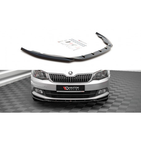 Body kit e accessori visivi Splitter anteriore V.2 Skoda Fabia Mk3 | race-shop.it