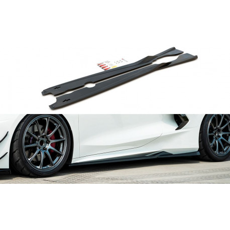 Body kit e accessori visivi Splitter delle pedane Chevrolet Corvette C8 | race-shop.it