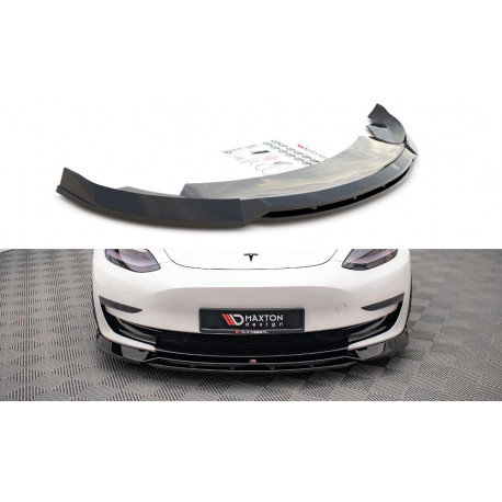 Body kit e accessori visivi MAXTON DESIGN splitter anteriore per Tesla Model 3, V3 | race-shop.it