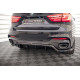 Body kit e accessori visivi MAXTON DESIGN splitter posteriore centrale per BMW X6 M-Pack F16 (con barre verticali) | race-shop.it