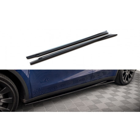 Body kit e accessori visivi Splitter delle pedane V.1 Tesla Model Y | race-shop.it