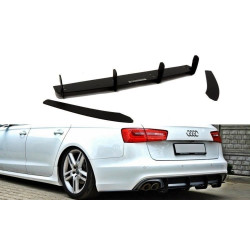 Diffusore posteriore &amp; Splitter posteriore Audi A6 S-Line C7 (scarico 1x2)