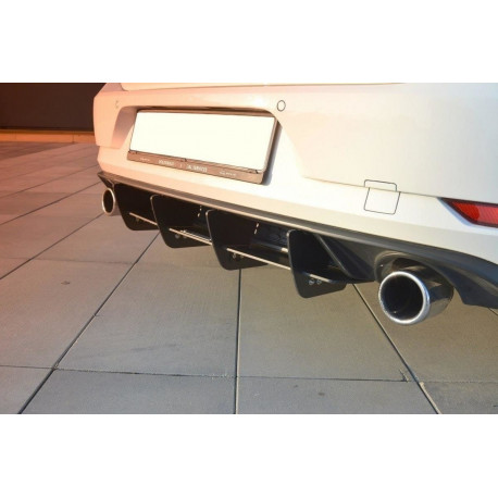 Body kit e accessori visivi DIFFUSORE POSTERIORE VW GOLF MK7 GTI FACELIFT | race-shop.it