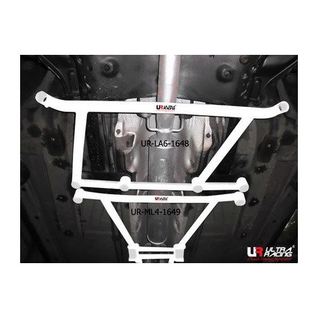 Strutbars (montanti) Mini Clubman 08+ 1.6T UltraRacing 4 punti Barra media inferiore 1649 | race-shop.it