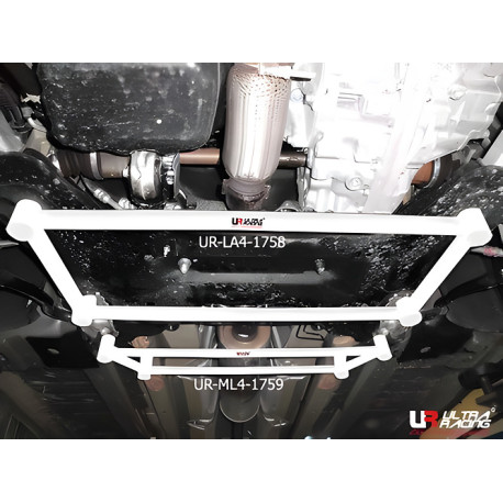 Strutbars (montanti) ULTRA RACING barra inferiore centrale a 4 punti per Citroen C4 Picasso 06+ | race-shop.it