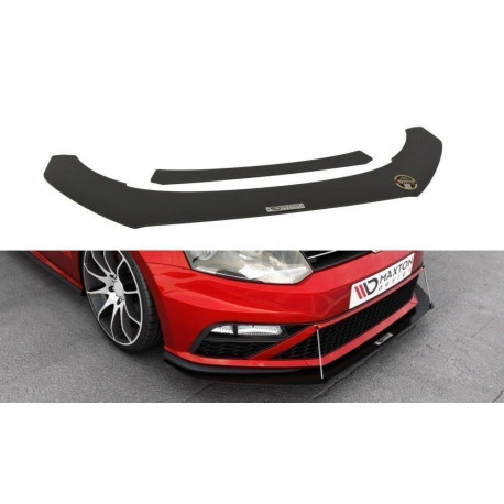 Body kit e accessori visivi MAXTON DESIGN splitter anteriore per VW POLO MK5 GTI FACELIFT | race-shop.it
