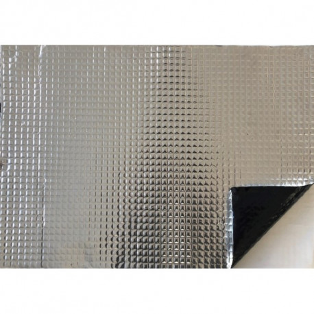 Tlmiaci materiál Materiale smorzante Xdamp Alubutyl piatto 50 x 70 x 0,2cm - autoadesivo | race-shop.it
