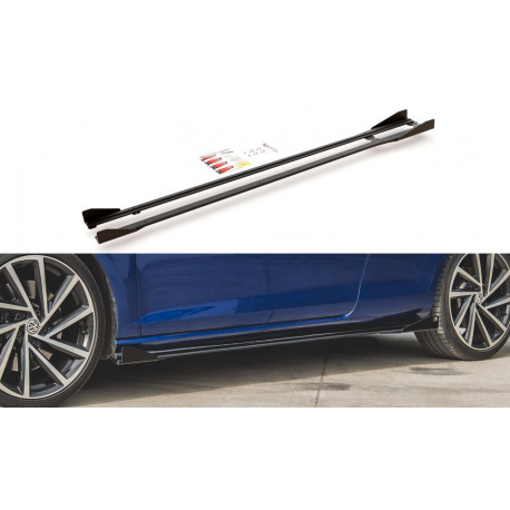 Body kit e accessori visivi MAXTON DESIGN Racing Durability diffusori minigonne + alette per VW Golf 7 R / R-Line Facelift | race-shop.it