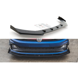 MAXTON DESIGN Racing Durability splitter anteriore + alette per Volkswagen Polo GTI Mk6