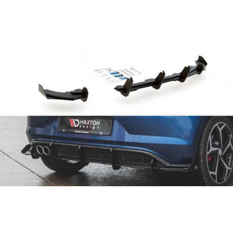 Body kit e accessori visivi Racing Diffusore posteriore + Splitter Volkswagen Polo GTI Mk6 | race-shop.it