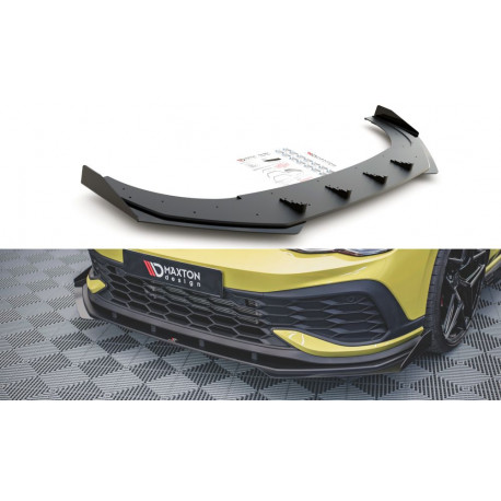 Body kit e accessori visivi Splitter anteriore racing + Splitter Volkswagen Golf 8 GTI Clubsport | race-shop.it