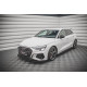 Body kit e accessori visivi MAXTON DESIGN Street Pro splitter anteriore per Audi S3 / A3 S-Line 8Y | race-shop.it
