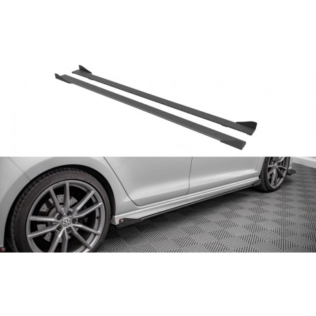 Body kit e accessori visivi MAXTON DESIGN Street Pro diffusori minigonne + alette per Volkswagen Golf R Mk7 | race-shop.it