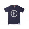 OMP racing spirit t-shirt ICON IN CIRCLE navy blue