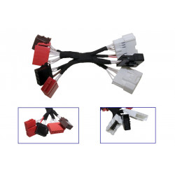 Conversion set cable set + codingdongle Media System to Media System Connect for Smart fortwo 453