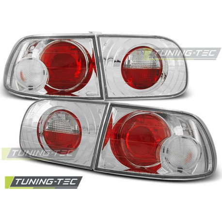 Fari HONDA CIVIC 09.91-08.95 3D CHROME | race-shop.it