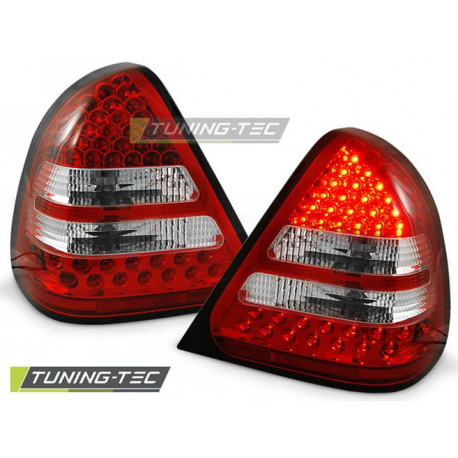 Fari LED FANALI POSTERIORI ROSSO BIANCO per MERCEDES W202 C-KLASA 06.93-06.00 | race-shop.it