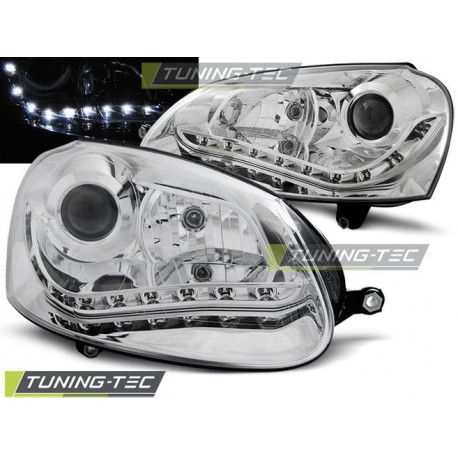 Fari FARI DAYLIGHT CHROME per VW GOLF 5 | race-shop.it