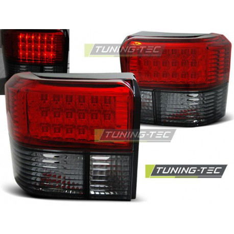 Fari LED FANALI POSTERIORI ROSSO SFUMATO per VW T4 90-03.03 | race-shop.it