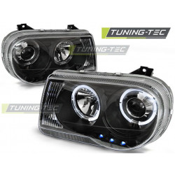 FARI CHRYSLER 300C 05-10 ANGEL EYES NERO
