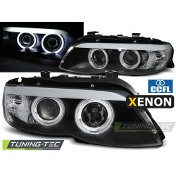 XENON FARI ANGEL EYES CCFL NERO per BMW X5 E53 11.03-06