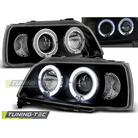 Fari FARI RENAULT CLIO 06.90-95 ANGEL EYES NERO | race-shop.it