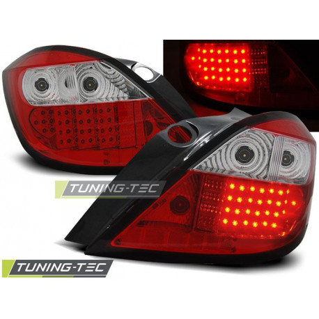 Fari LED FANALI POSTERIORI OPEL ASTRA H 03.04-09 ROSSO BIANCO LED | race-shop.it
